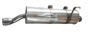 SILENCIADOR TRASERO PEUGEOT 206 XS COLA CROMADA